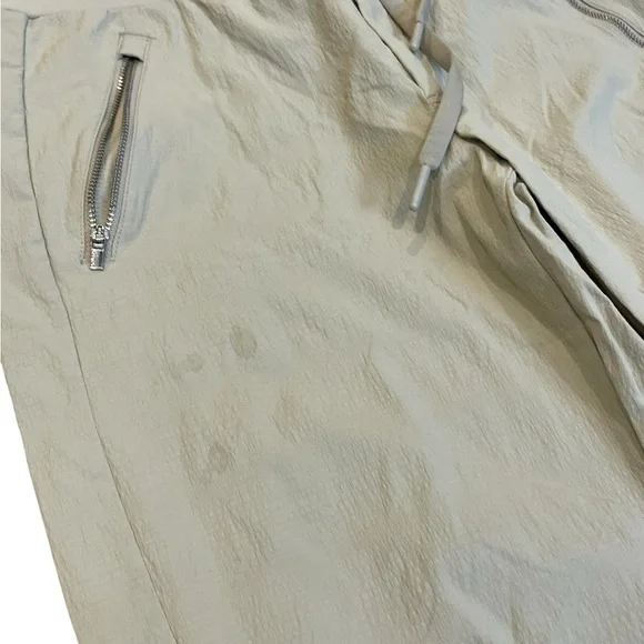 ATHLETA TREKKIE NORTH HIGH RISE JOGGER PANTS LIGHT KHAKI SIZE 6 - Picture 5 of 14